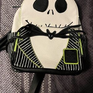 Loungefly Black and White Backpack
